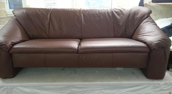 polsterstall leder sofa